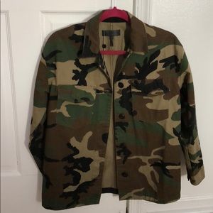 Rag & Bone Jean Camouflage Jacket